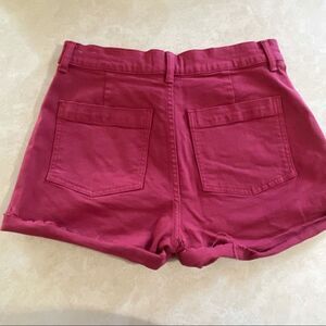 Women’s Madewell Pink High rose shorts size 27 pockets front and back
